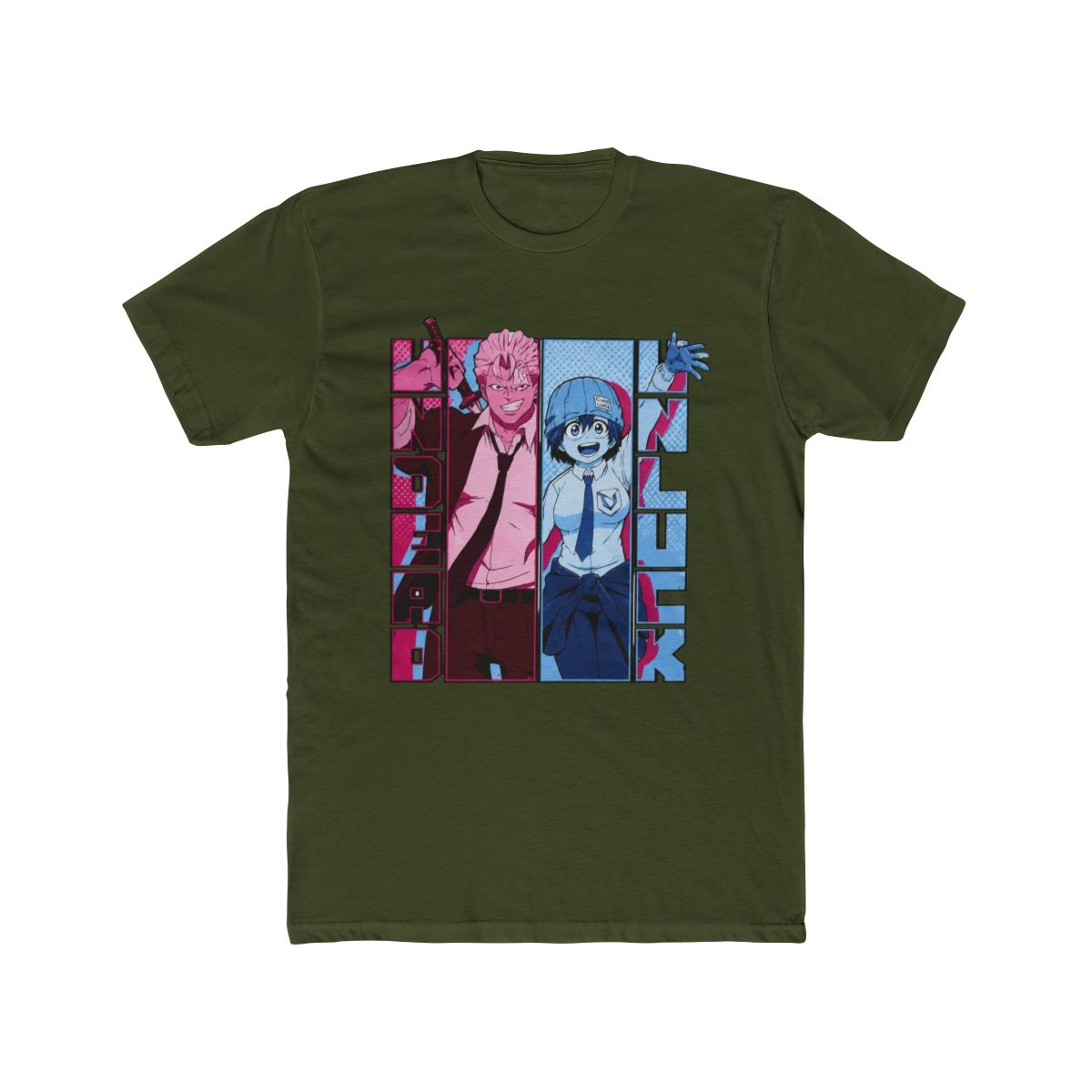 Undead Unluck Andy & Fuko Panel T Shirt - alternate angle 4, merchandise