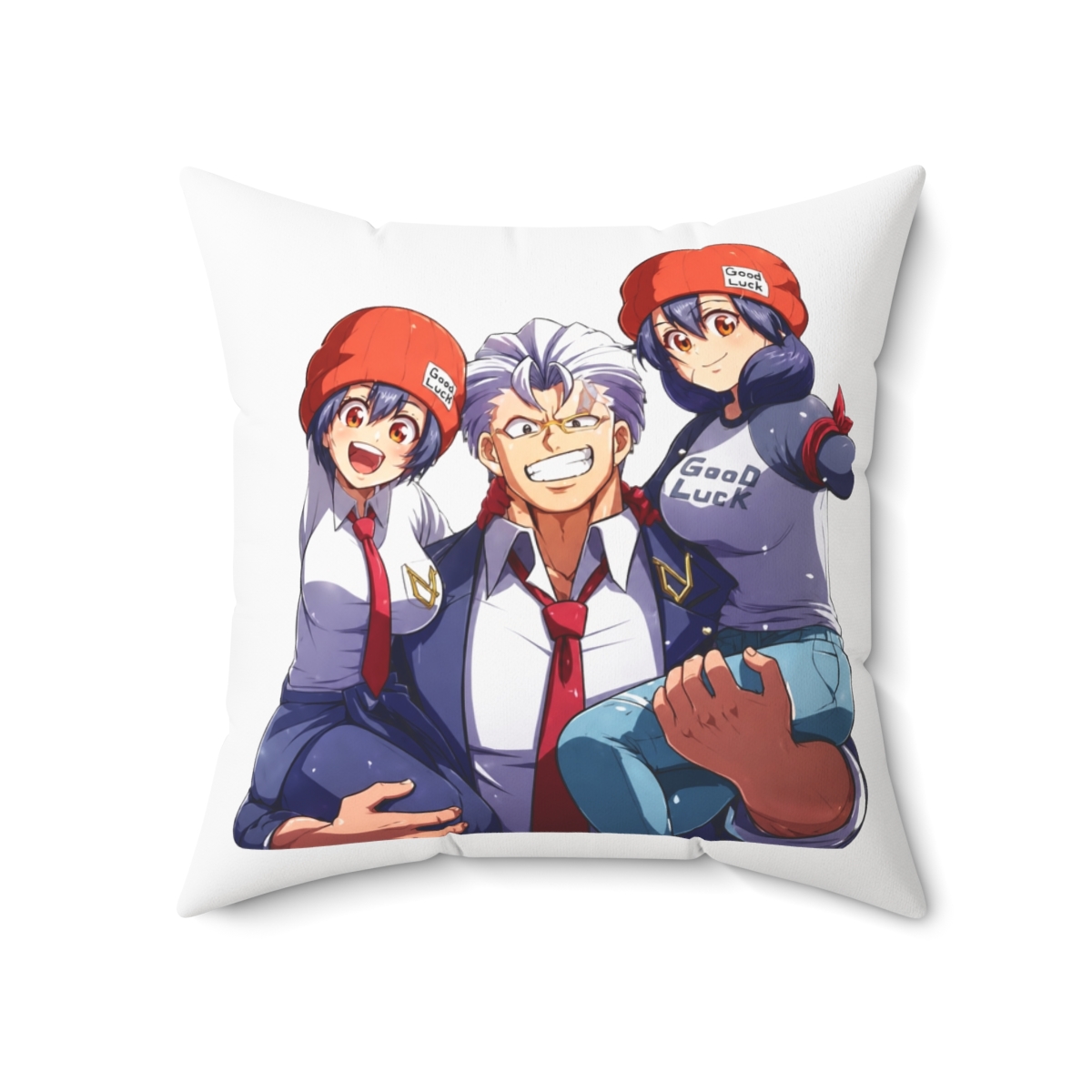 Undead Unluck Andy Strong Throw Pillow - alternate angle 5, merchandise
