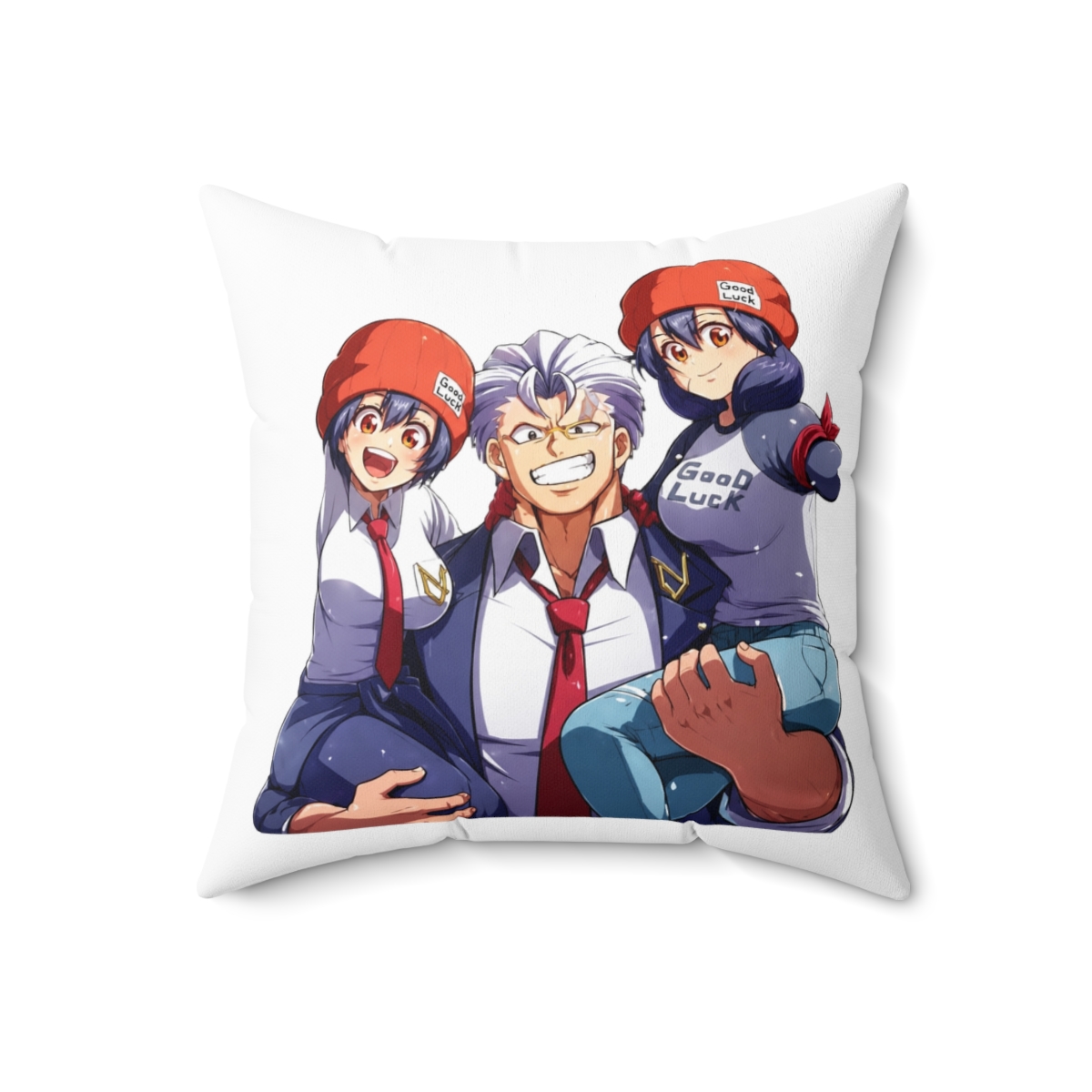 Undead Unluck Andy Strong Throw Pillow - alternate angle 3, merchandise
