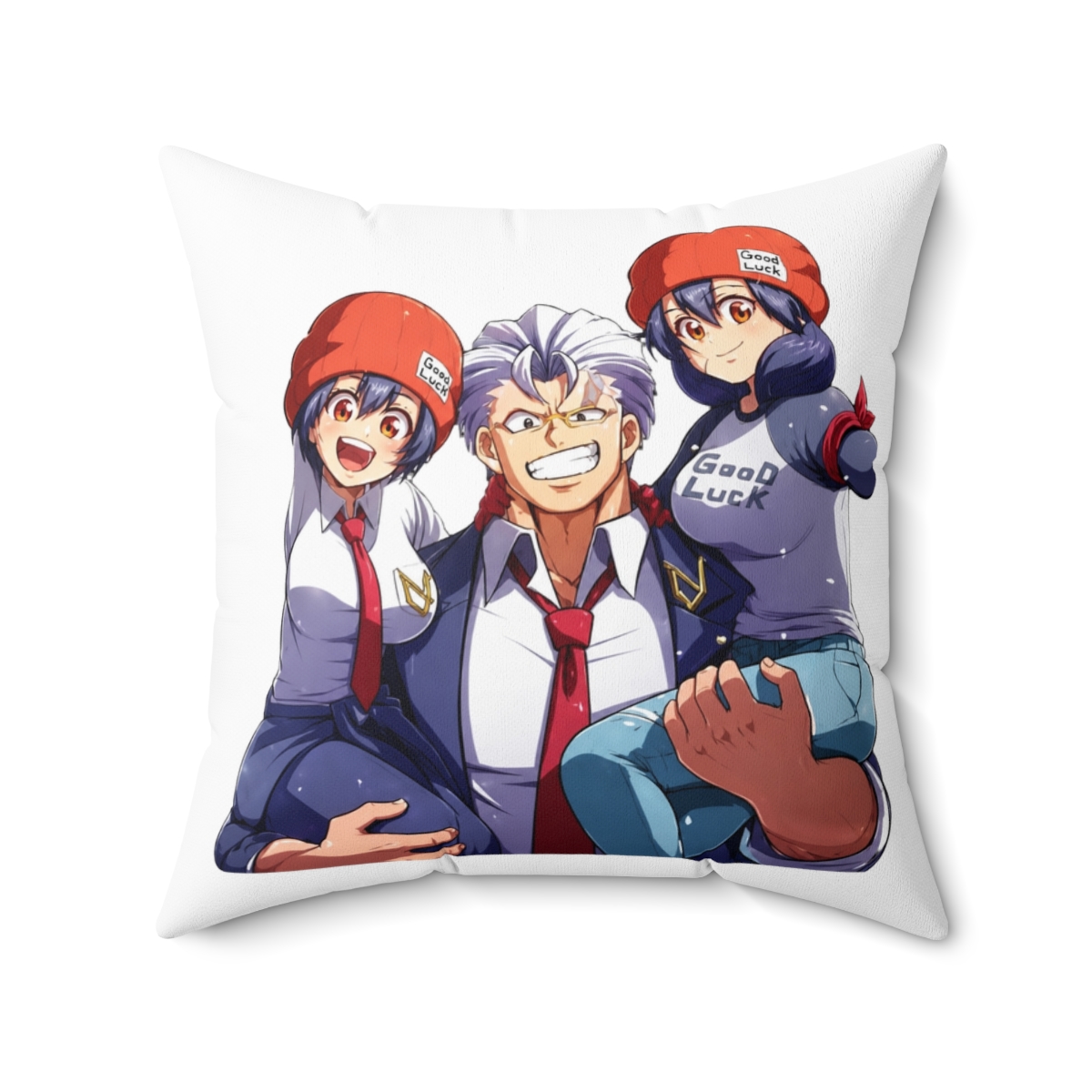 Undead Unluck Andy Strong Throw Pillow - alternate angle 4, merchandise