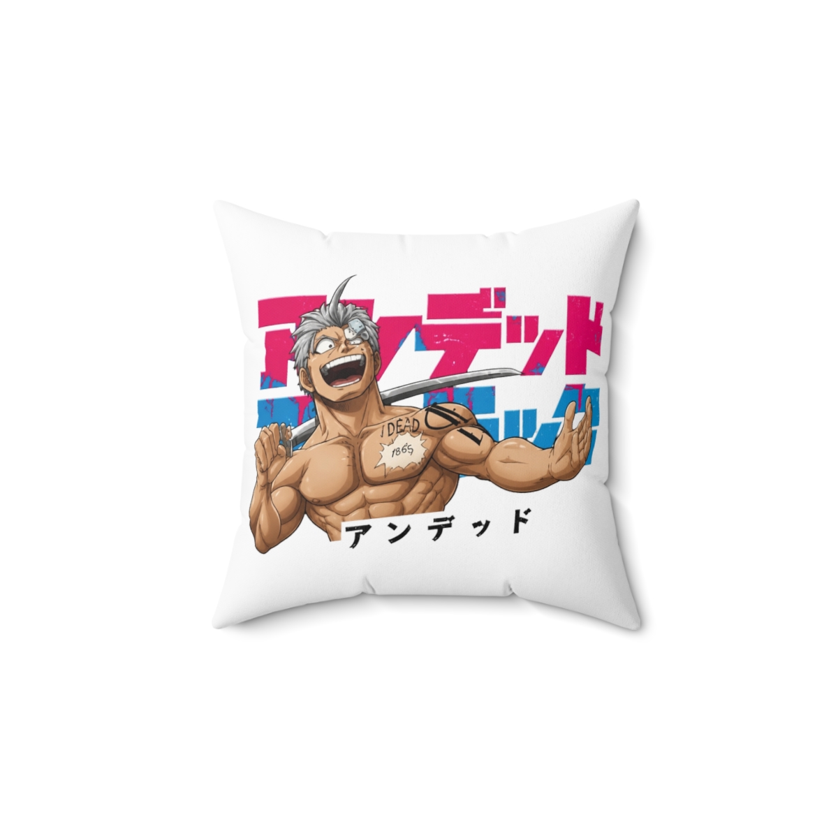 Undead In Japanese Throw Pillow | Undead Unluck