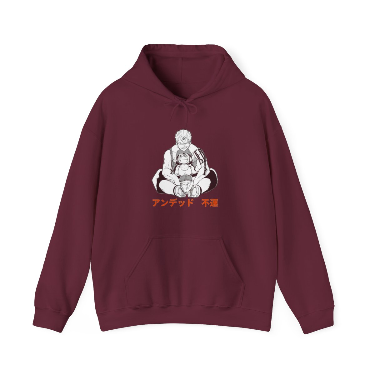 Japanes Undead Unluck Hoodie - alternate angle 3, merchandise