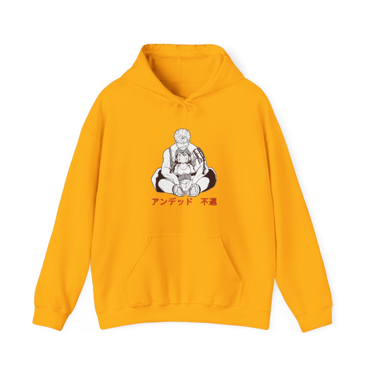 Japanes Undead Unluck Hoodie - alternate angle 2, merchandise