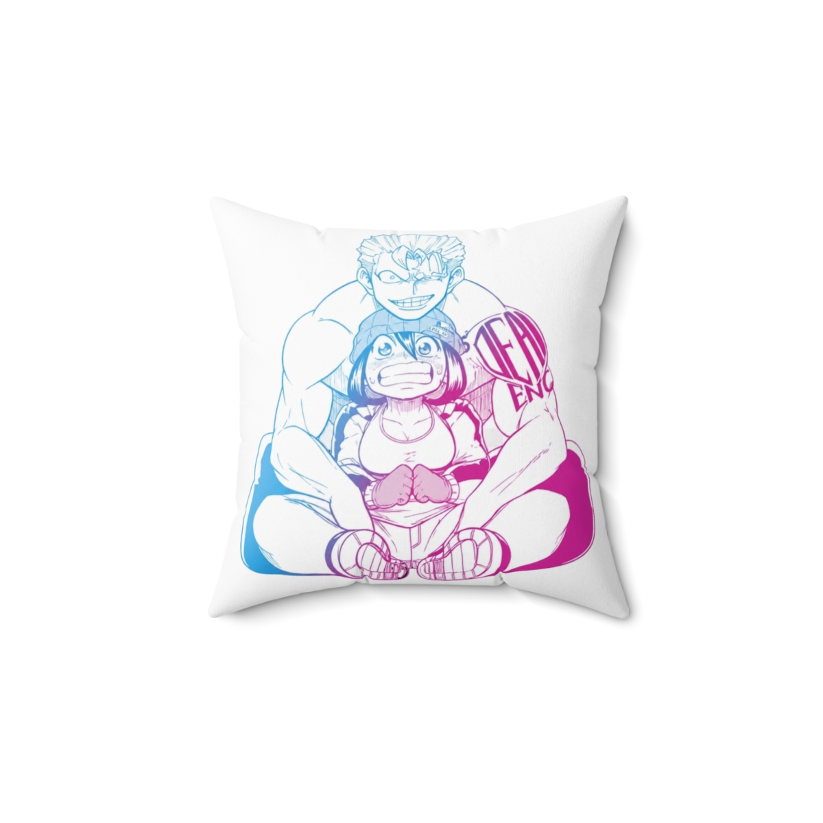 Andy And Fuuko Throw Pillow | Undead Unluck