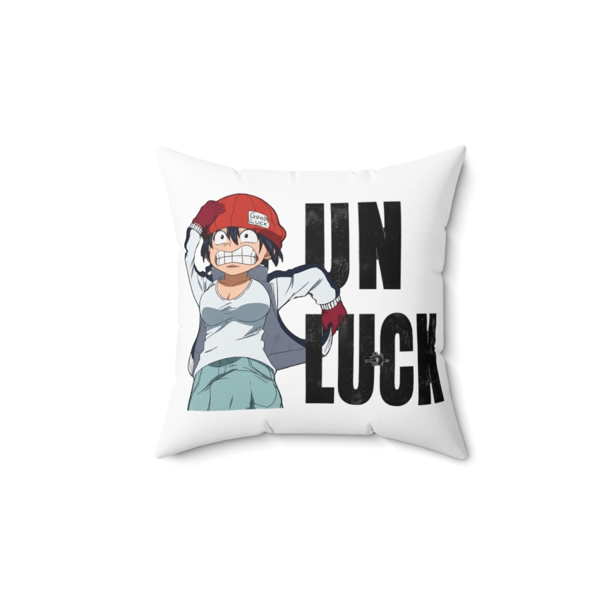 Undead Unluck Fuuko Izumo Throw Pillow - alternate angle 1, merchandise