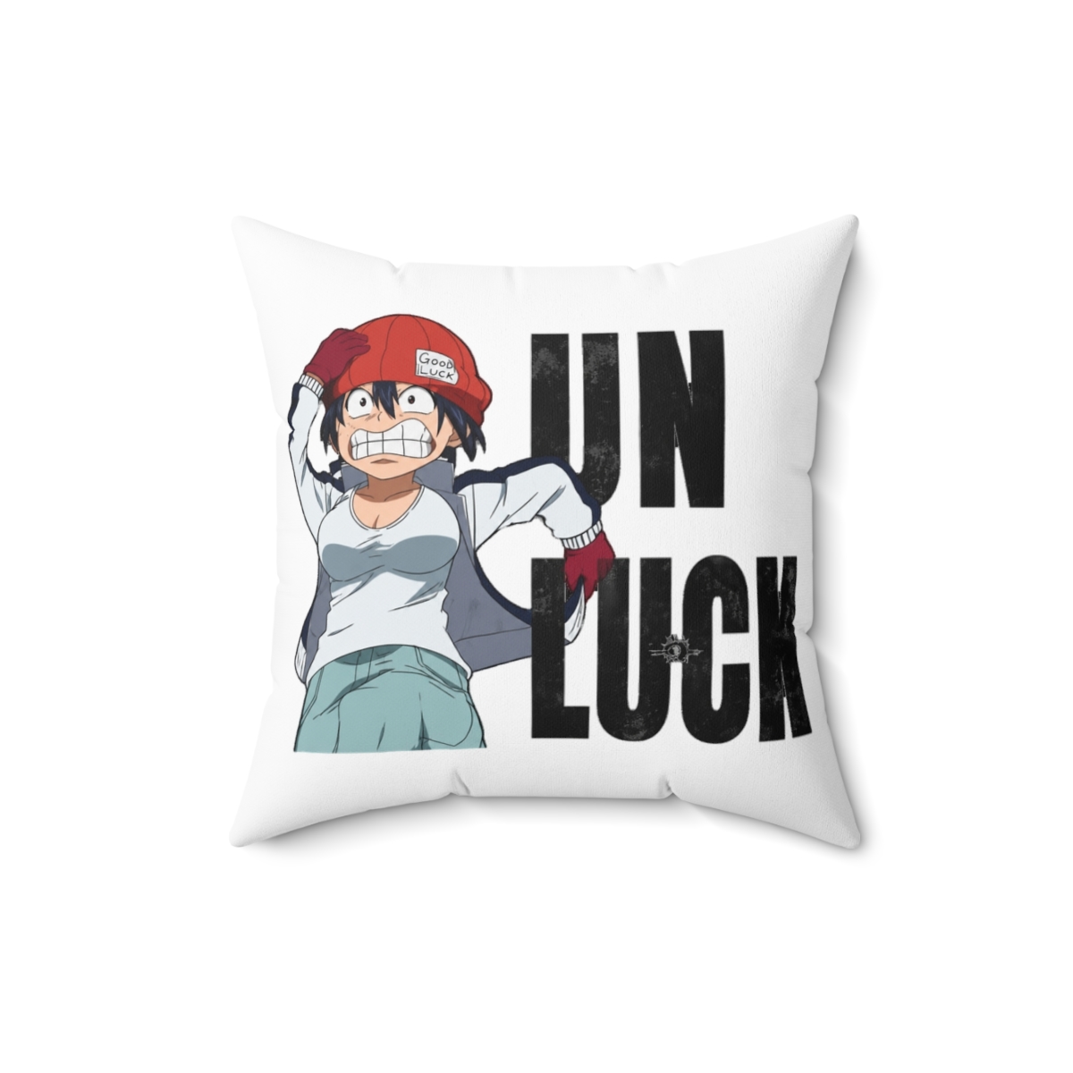 Undead Unluck Fuuko Izumo Throw Pillow - alternate angle 2, merchandise