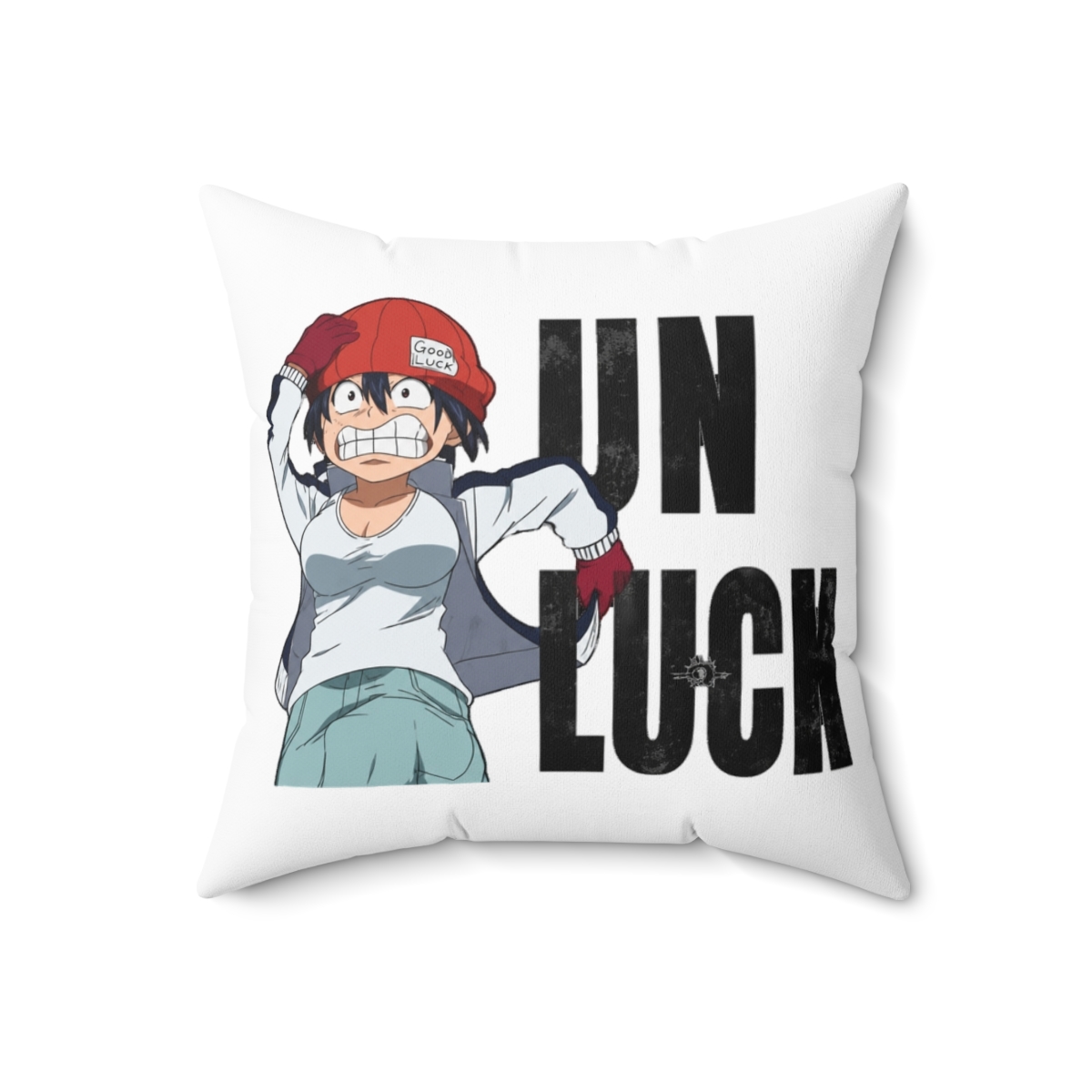 Undead Unluck Fuuko Izumo Throw Pillow - alternate angle 3, merchandise