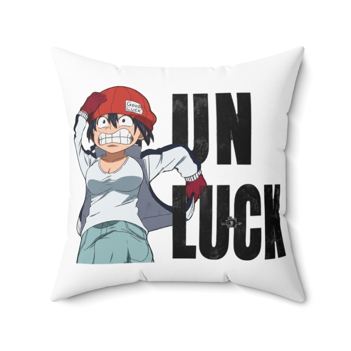 Undead Unluck Fuuko Izumo Throw Pillow - alternate angle 4, merchandise